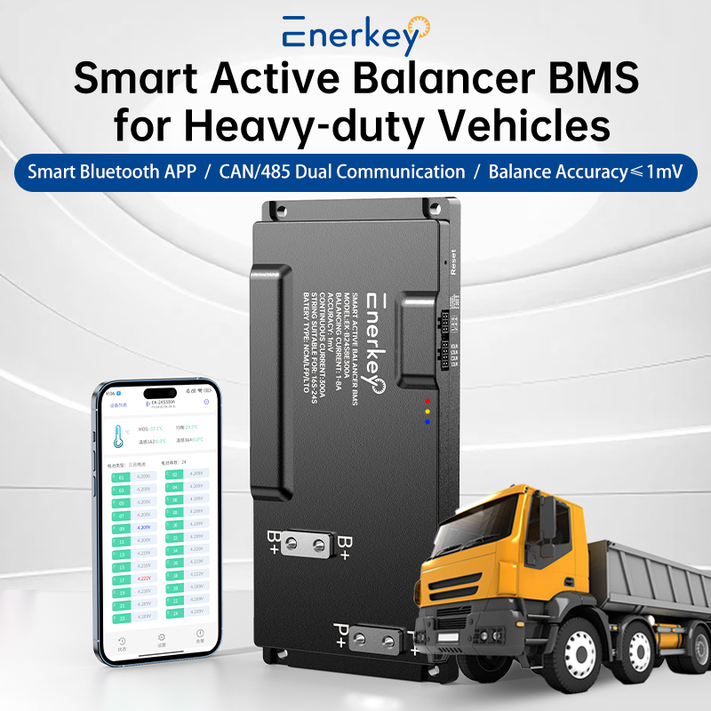 Smart Bms 24S 200A Bluetooth Lifepo4 - 에너키 스마트 BMS 16S-24S 200A 250A
