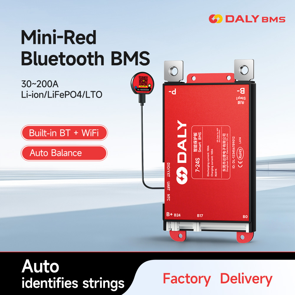 Smart Bms 24S 200A Bluetooth Lifepo4 - 데일리 스마트 BMS 30A 40A 60A