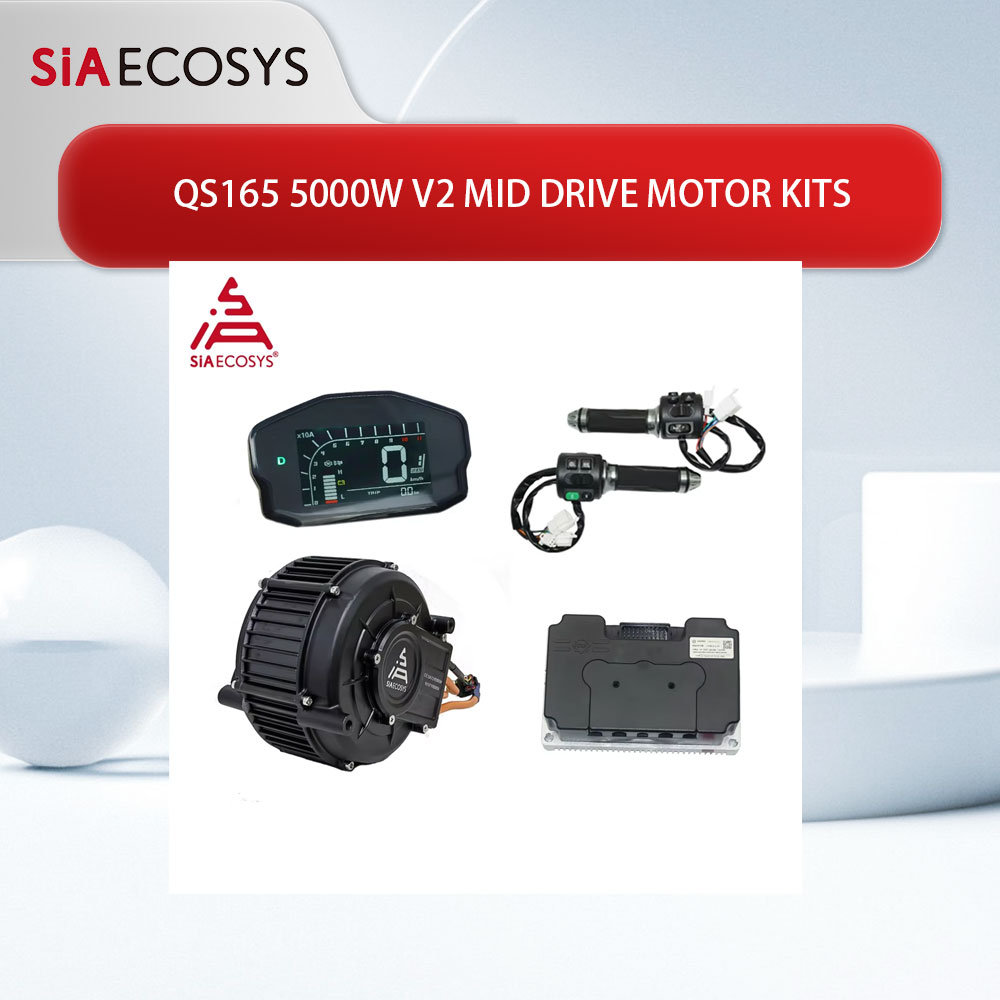 QSMOTOR QS165 V2 5000W 72V 35H - Mid Drive Motor Kit 72V 5000W 리뷰 및 가격