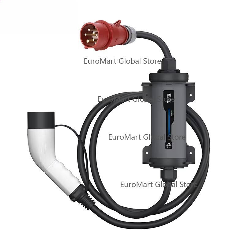 타입 2 레드 CEE 플러그 전기차 EV 충전 레벨 2 - Type 2 Portable Ev Charger 11Kw Cee 리뷰 및 가격