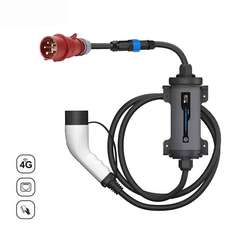 타입 2 레드 CEE 플러그 전기차 EV 충전 레벨 2 - Type 2 Portable Ev Charger 11Kw Cee 리뷰 및 가격