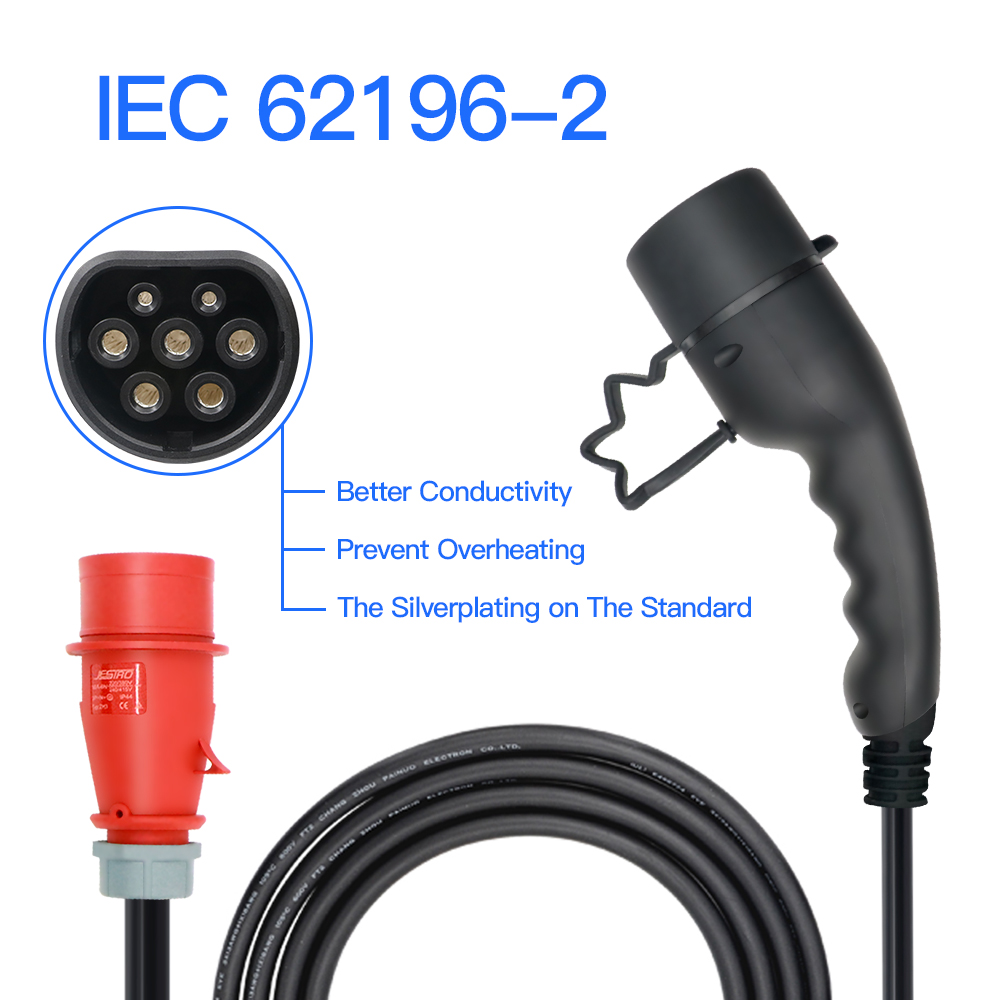 3.5M 케이블 Type2 EV 휴대용 충전기 11KW - Type 2 Portable Ev Charger 11Kw Cee 리뷰 및 가격