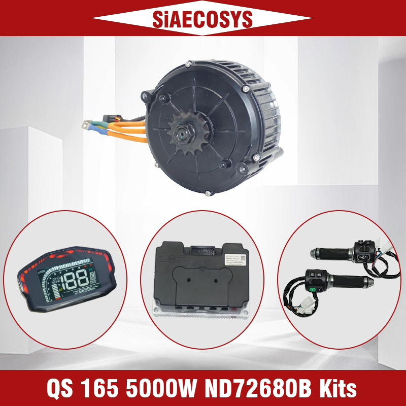 QS MOTOR QS165 V2 5000W 72V 35 - Mid Drive Motor Kit 72V 5000W 리뷰 및 가격