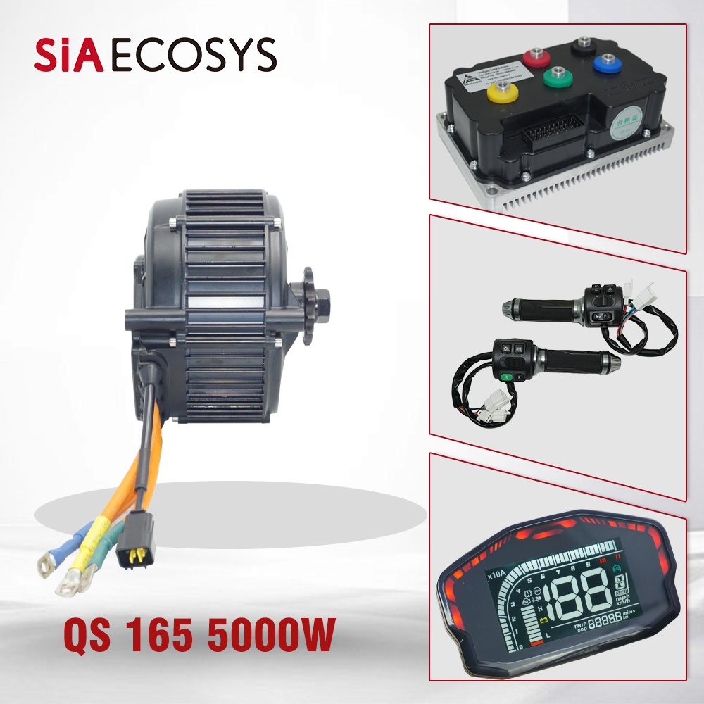 QSMOTOR QS165 V2 5000W 72V 35H - Mid Drive Motor Kit 72V 5000W 리뷰 및 가격