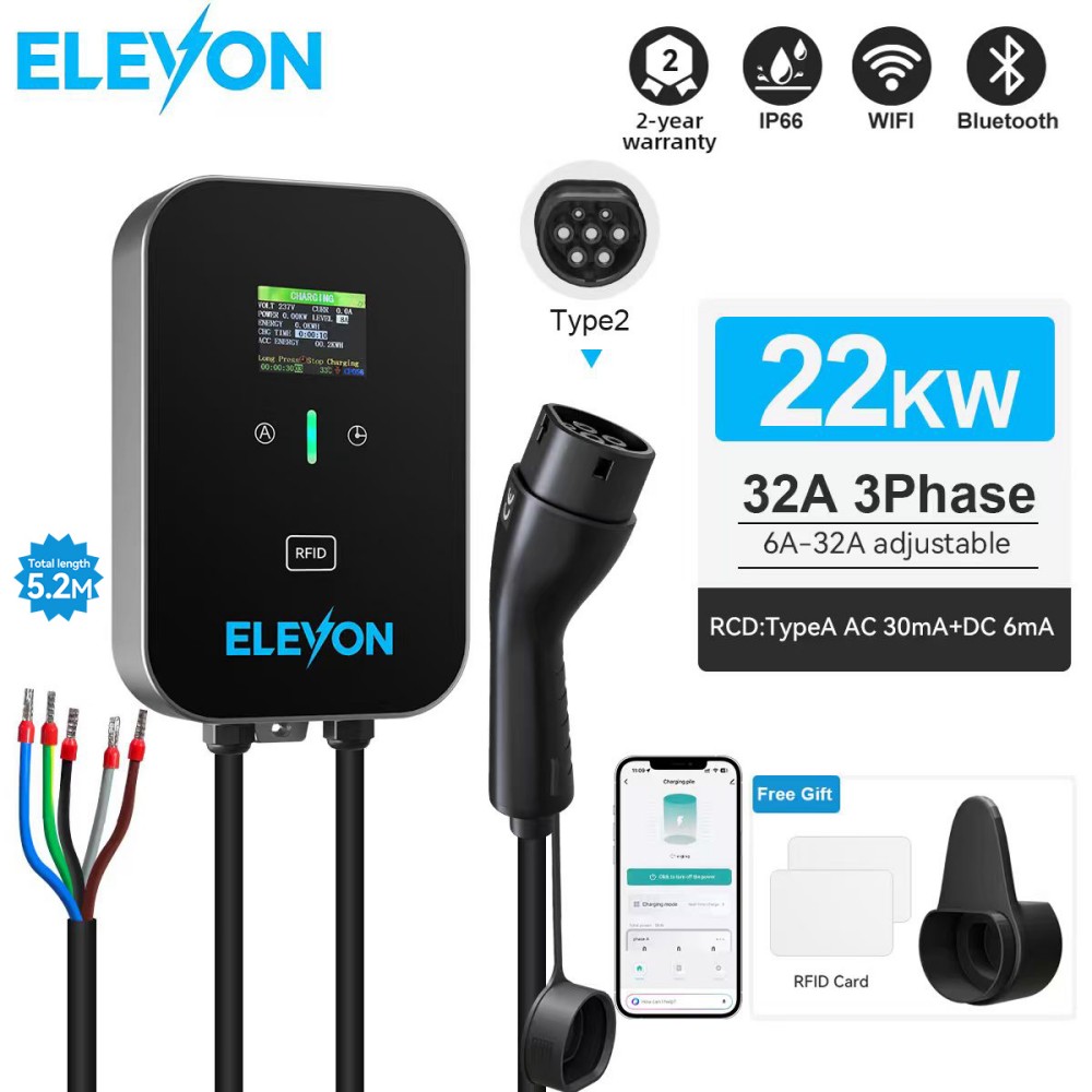 ELEVON EV 충전소 22KW 타입2 전기차 충전기 - Ev Charger Type 2 22Kw 32A 3 Phase 리뷰 및 가격